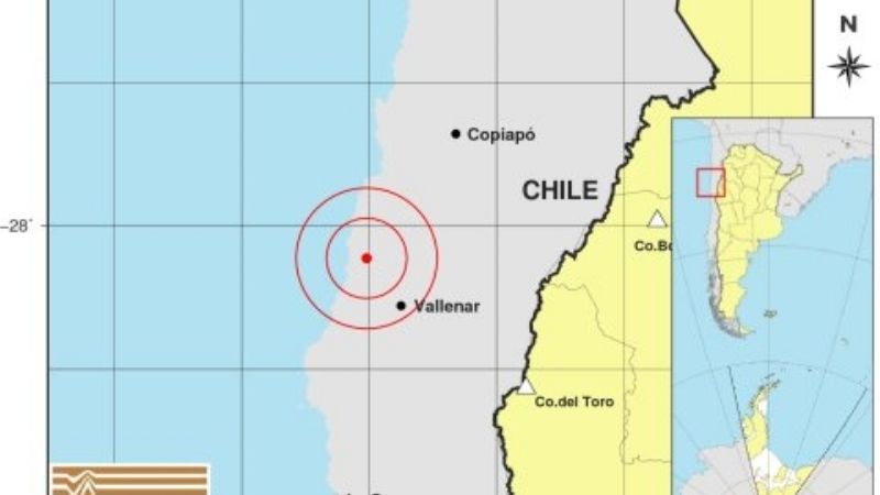 Un fuerte sismo en la madrugada en Chile se sintió en San Juan