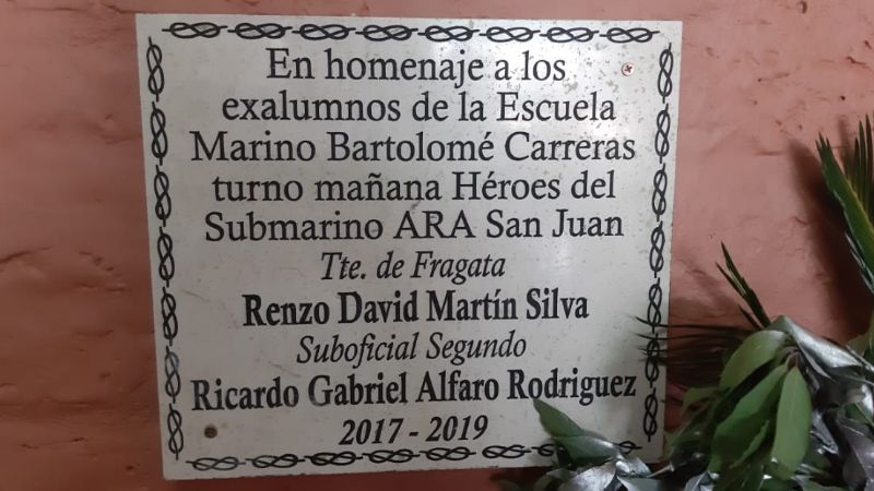 Marineritos sanjuaninos engalanaron un homenaje a héroes del ARA San Juan