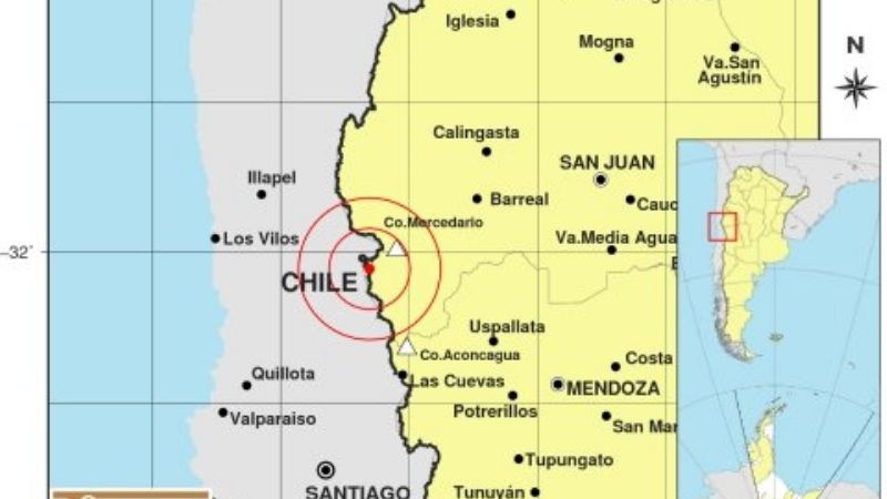 Un fuerte sismo de 4.8 sacudió la madrugada en San Juan