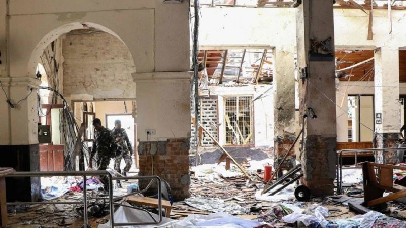 Estado Islámico asumió la cadena de ataques perpetrados en Sri Lanka