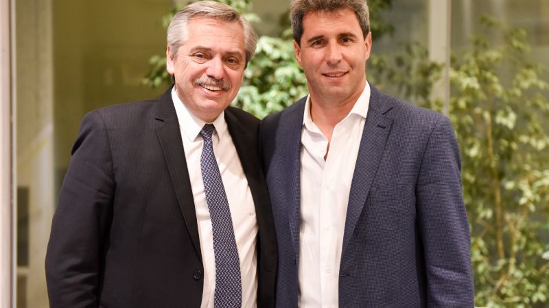 Alberto Fernández y Uñac analizaron las medidas económicas que anunció Macri