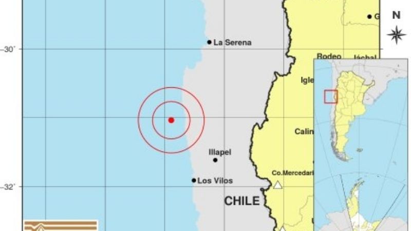 Un fuerte sismo en Chile se sintió en la noche sanjuanina
