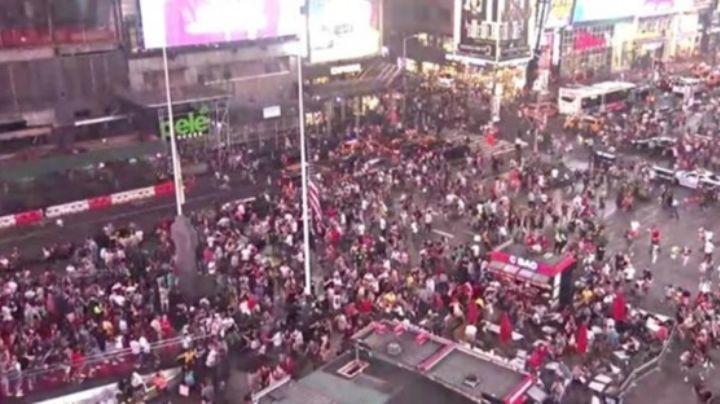 Confundieron el sonido de una moto con un tiroteo y huyeron con pánico del Times Square