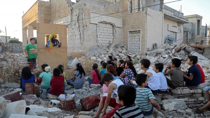 Más de cinco millones de niños sirios tuvieron que abandonar sus casas por la guerra