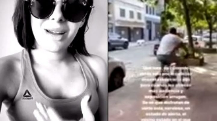 “Dale, seguí tocándote, enfermo": Flor Jazmín Peña escrachó con un video a un exhibicionista