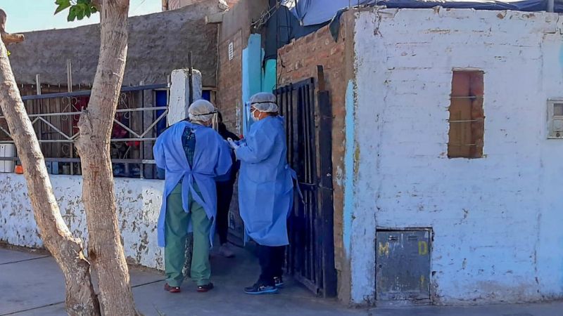 Búsqueda de coronavirus: realizaron un rastrillaje en una zona de Pocito y El Encón