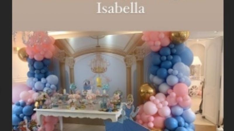 "Nos abrazan a la distancia": Wanda Nara mostró la intimidad del cumpleaños de Isabella