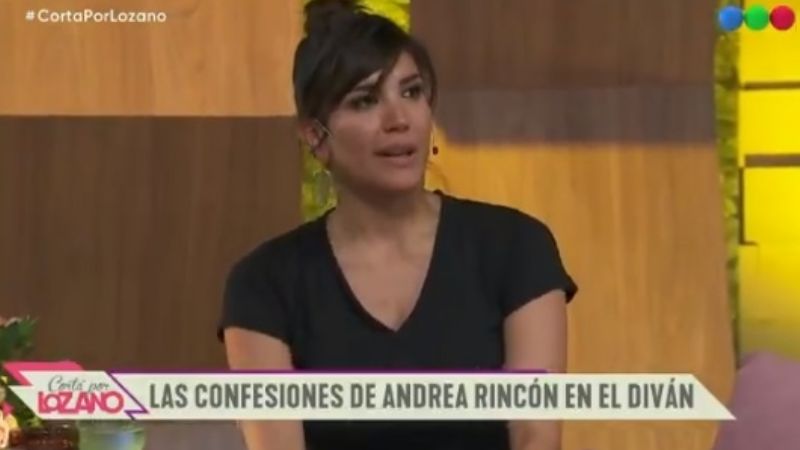 Andrea Rincón habló de su relación con "El Mono" de Kapanga y un difícil momento
