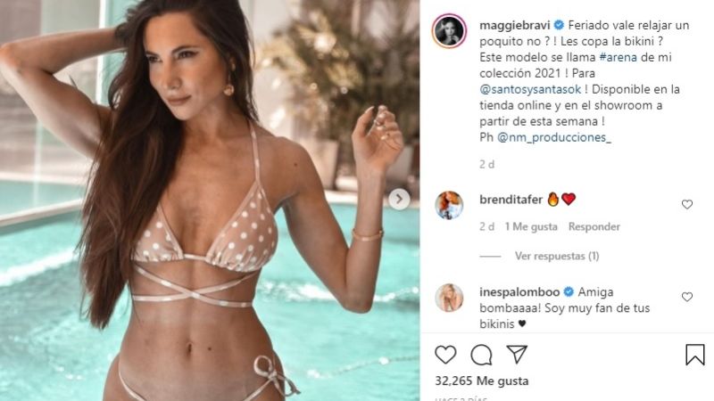 Magui Bravi ensayó un beboteo y estalló Instagram