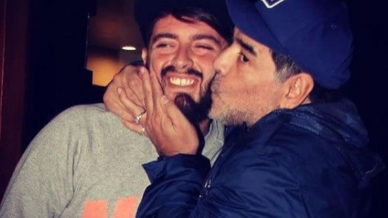 Emotiva despedida de Diego Jr a su papá Diego Maradona: "venime a buscar cuando llegue mi hora"