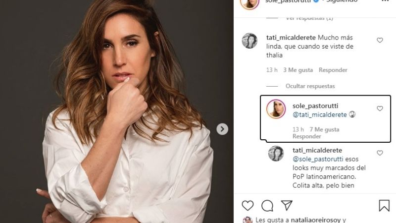 "Se viste de Thalía": una seguidora dejó sin palabras a Soledad Pastorutti