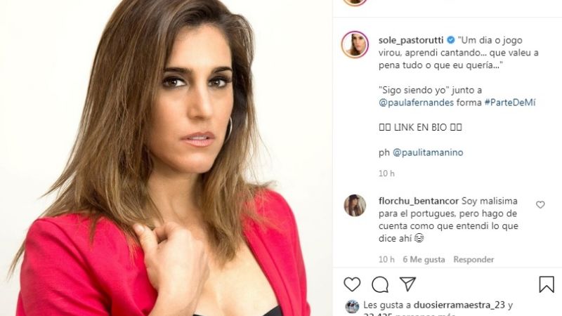 "Se viste de Thalía": una seguidora dejó sin palabras a Soledad Pastorutti