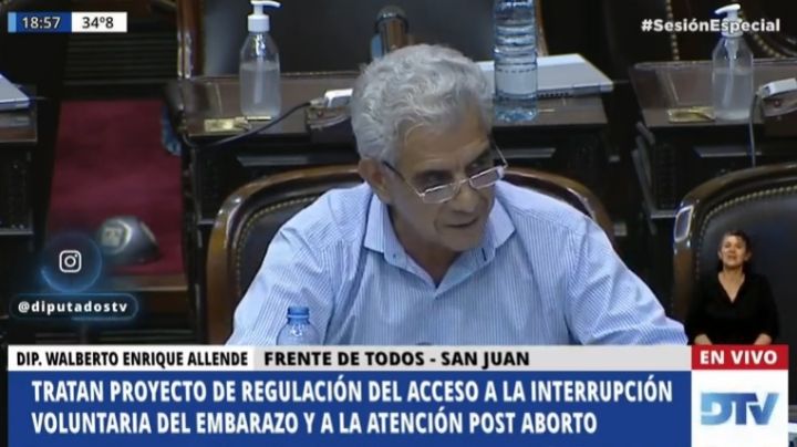 Walberto Allende: "el 80% de los sanjuaninos rechaza el aborto"