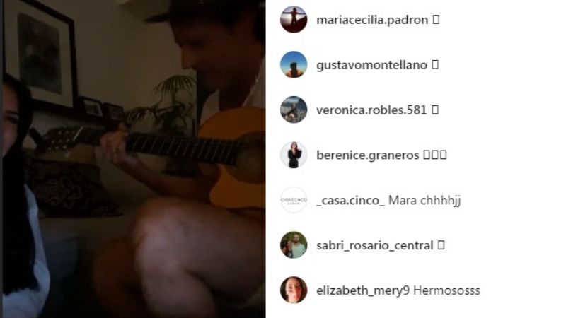 Cande Tinelli y Coti Sorokin sorprendieron juntos con un vivo en Instagram