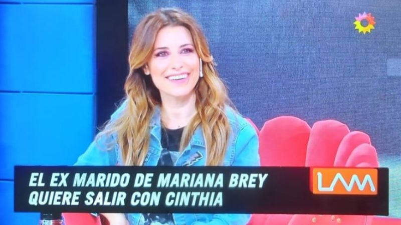 "Me parece sin código": el ex de Mariana Brey, a la conquista de Cinthia Fernandez