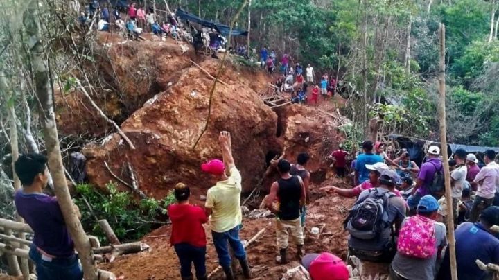 Nicaragua: desesperado intento de rescate de mineros atrapados en un derrumbe