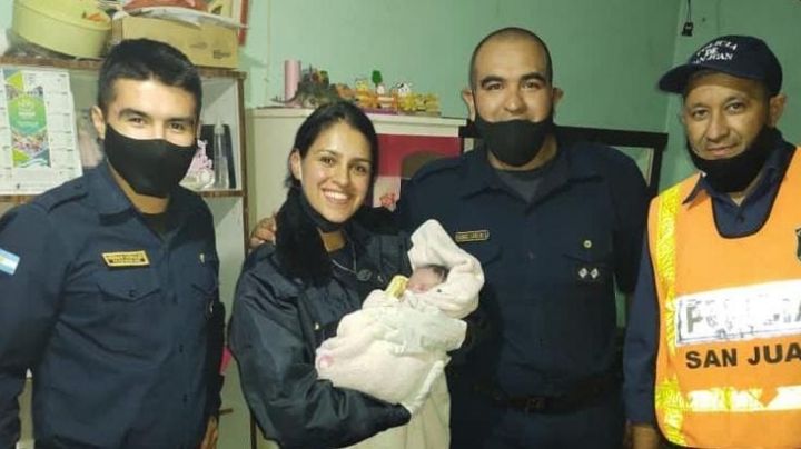 La buena noticia: policías ayudaron a nacer a un bebé en 25 de Mayo