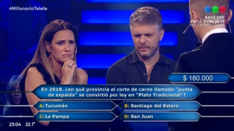 María Fernanda Callejón no sabía lo que era la Punta de Espalda y perdió 180 mil pesos