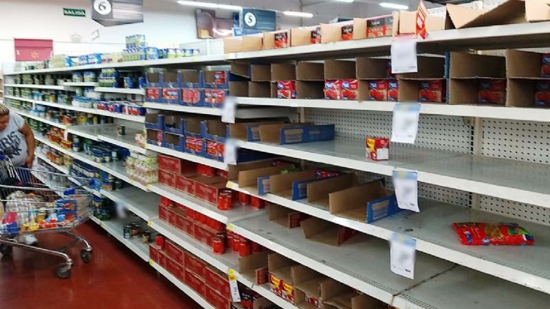 Cambios en Economía: destacaron que los sanjuaninos "vaciaron góndolas" en supermercados
