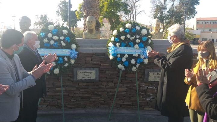 Rawson: realizaron un homenaje a Juan Domingo Perón