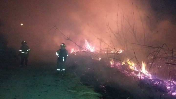 Otro incendio producto del Zonda fue sofocado en Jáchal