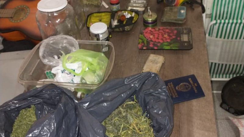Allanaron una casa buscando objetos robados y encontraron una plantación de marihuana
