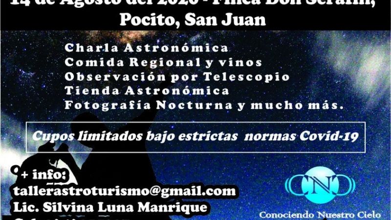 Con protocolos e interesantes propuestas, el astroturismo regresó potenciado a San Juan