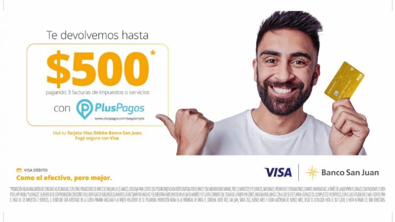 Banco San Juan y Visa promueven el uso de la tarjeta de débito con importantes beneficios