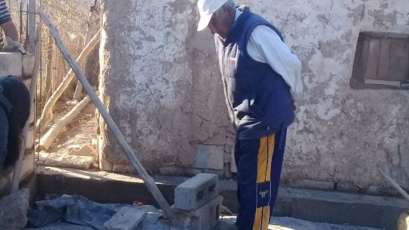 Tras un robo, la nueva vida: un abuelo sanjuanino disfruta una mejor casa y pronto será operado