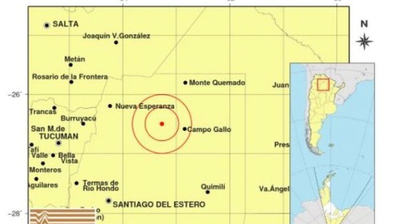 Fuerte sismo de 5.4 sacudió a Santiago del Estero