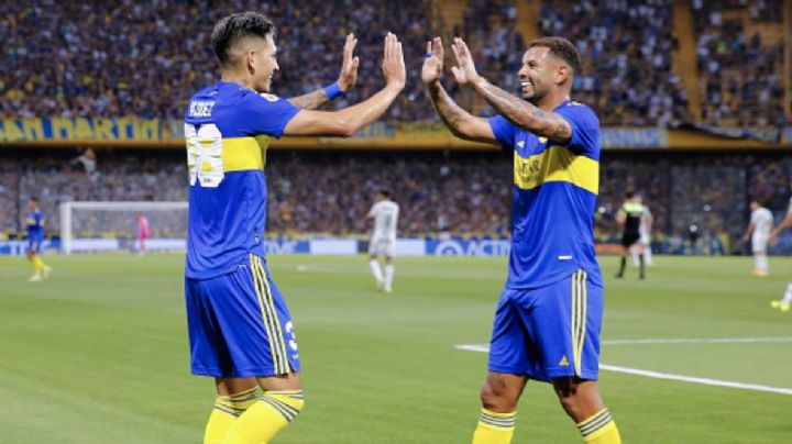 Con goles de Fabra y Vázquez, Boca se impuso ante Sarmiento