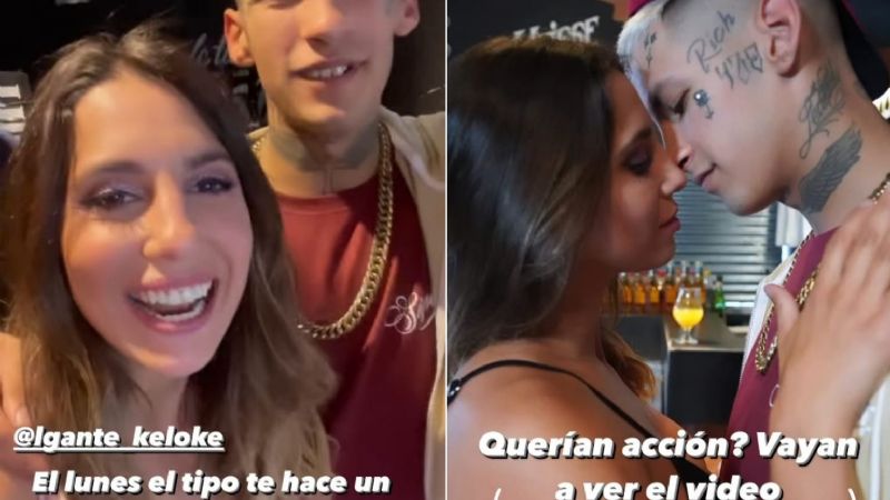 "Así se hace": apareció un video de Cinthia Fernández con L-Gante casi a los besos