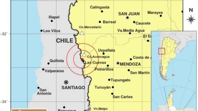 Fuerte sismo sacudió a San Juan en los primeros minutos de este miércoles