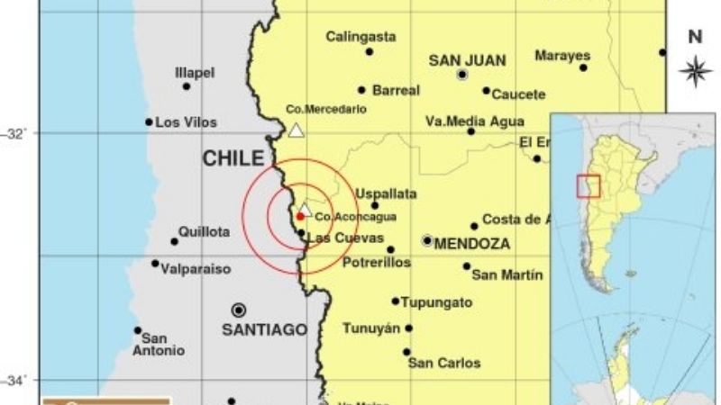 Volvió a temblar donde se registró un fuerte sismo en Mendoza, el miércoles