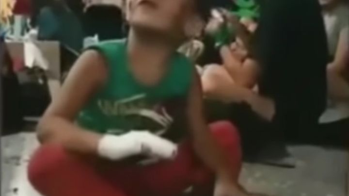 Crimen de Lucio: un video muestra al niño con heridas y la mano enyesada