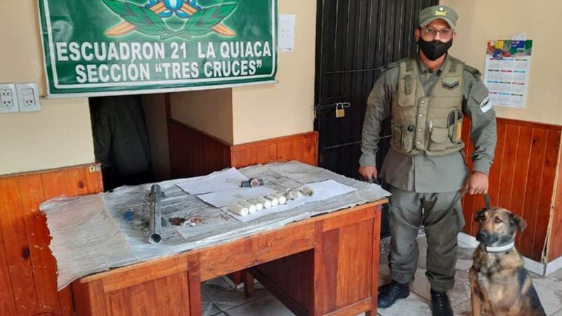 Jujuy: colombiano llevaba cocaína oculta en la estructura metálica de su valija