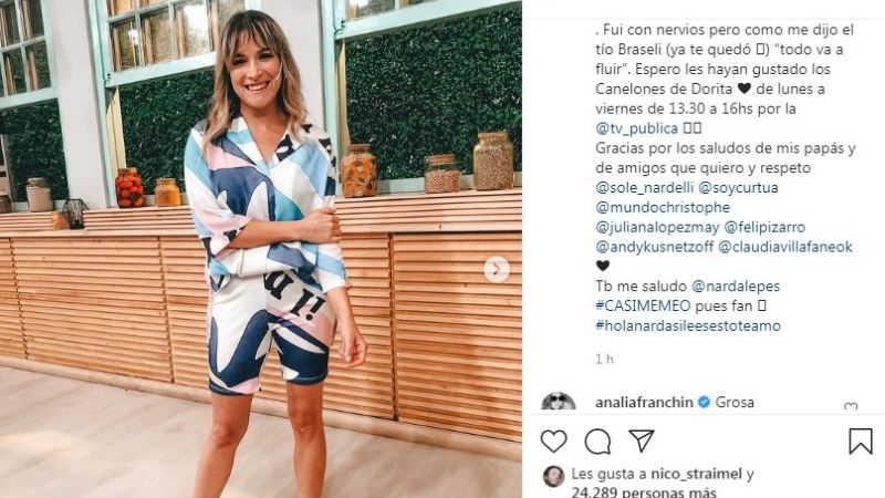 "Cumplí mi sueño": Sofía Pachano, feliz tras debutar en "Cocineros argentinos"
