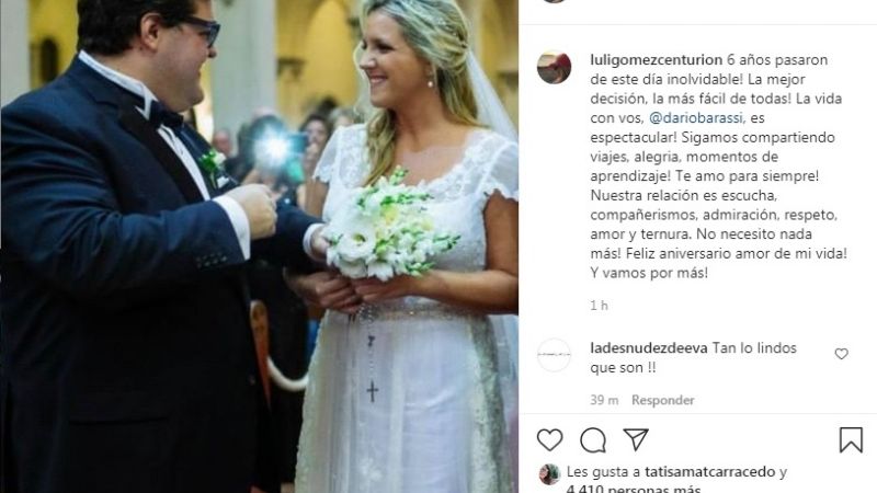 "Aun sufro": en su aniversario, Darío Barassi reveló de qué se arrepintió en su casamiento