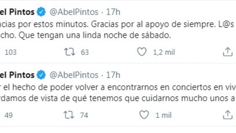 Abel Pintos le puso un freno a sus fans: "no perdamos de vista..."