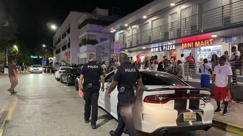 Miami puso toque de queda por la llegada de miles de turistas