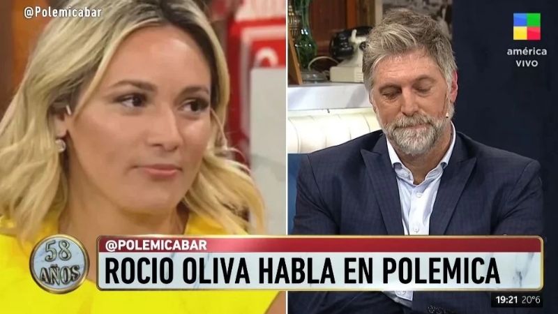 Rocío Oliva mandó al frente a Horacio Cabak: "están tirando para todos lados"