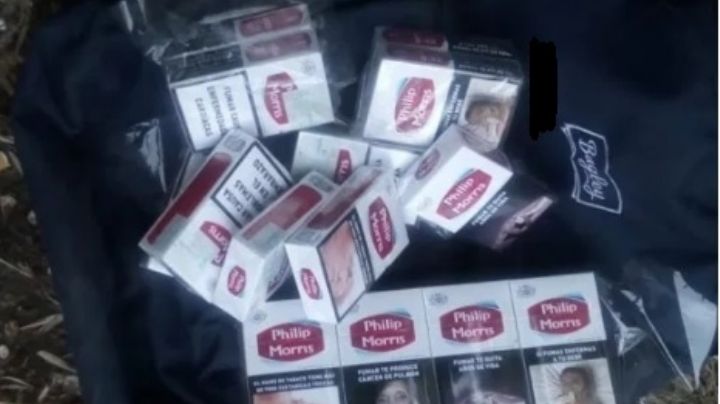 Los sorprendieron con 50 paquetes de cigarrillos robados