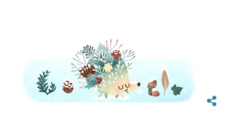 Google festeja con su Doodle el solsticio de invierno