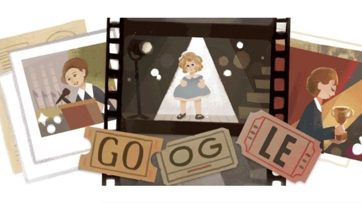 Shirley Temple, la niña prodigio, es homenajeada por Google