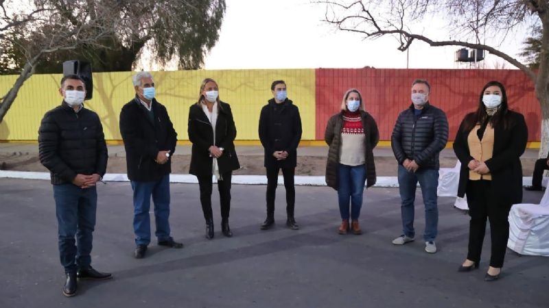 Chimbas: inauguraron la obra de iluminación led en calle Porres