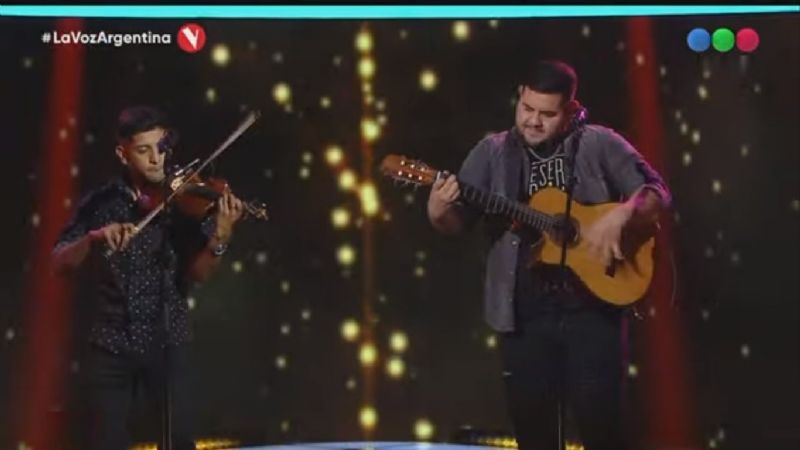 "Los Moya", el dúo con afectos en San Juan, que emocionó al país en La Voz Argentina