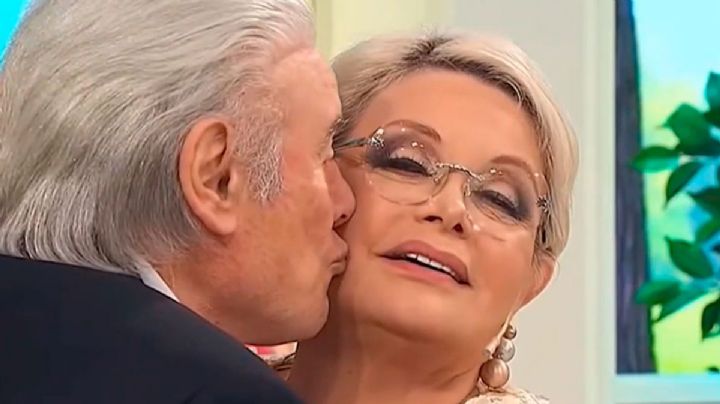 A Carmen Barbieri le robaron un beso al aire, en pleno programa