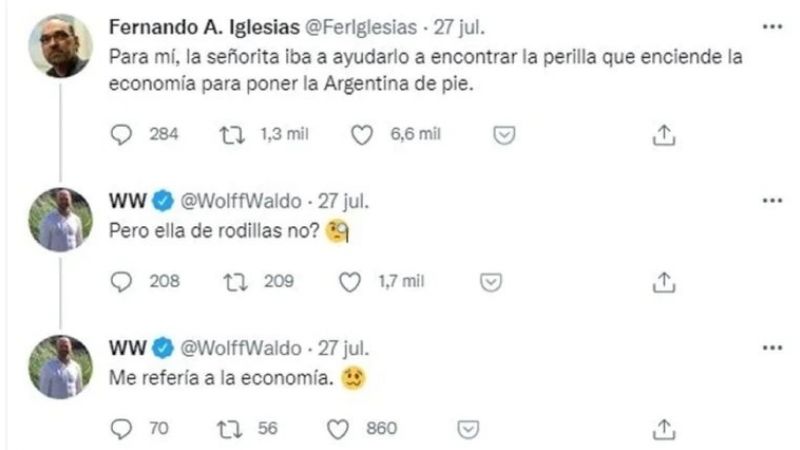 Por “violencia de género mediática", Florencia Peña denunció a Fernando Iglesias y Waldo Wolff