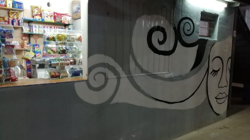 La conquista de las sanjuaninas en "oficios rudos" impacta desde un mural en la escuela Obreros del Porvenir