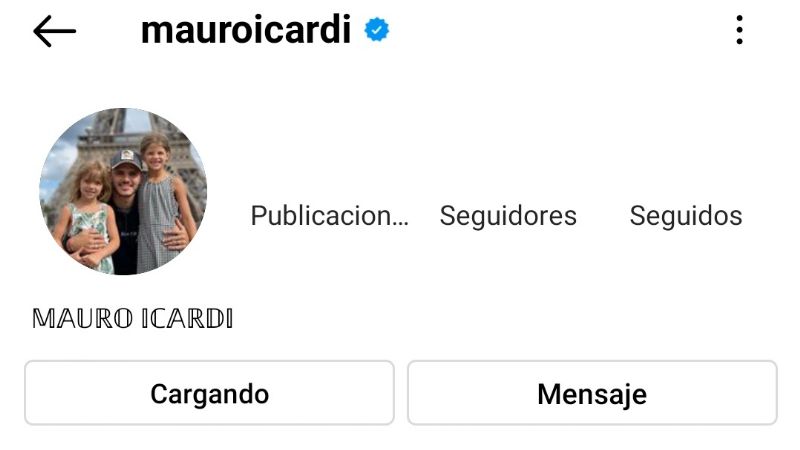 ¿Problemas?: Mauro Icardi se fue de Instagram tras dejar de seguir a Wanda Nara